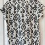 Ladies Cream & Grey Top by Cecil Image 4