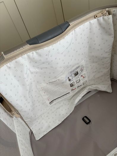 Tutti Bambini CoZee Lite Bedside Crib Latte
