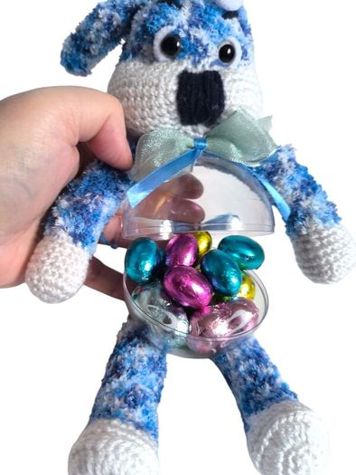 Handmade Crochet Easter Bunny Kids Gift Personalised Easter Bunny Toy