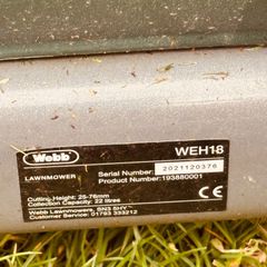 45 cm blade push lawn mower - large size for tennis court, pitches etc