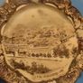 MUSEUM CONDITION Josef Strnact Austria Majolica Ceramic Wall Plaque Antique Cork International Exhibition 1902 Commemorative Plate Image 7