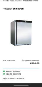 Combi steel Freezer Ss 1 Door