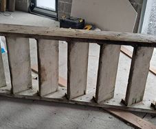 Temp stairs new build