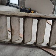 Temp stairs new build
