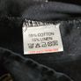 Vintage 1990s Y2K fairycore black cotton linen mini skirt 16 Image 5