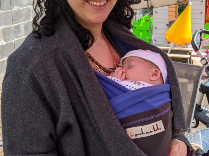 Baby Wrap Carrier - Je Porte Mon Bebe