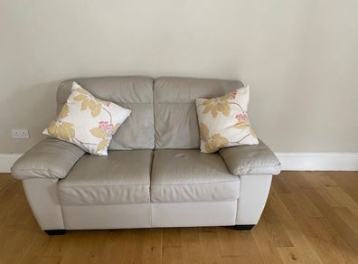 Selection of home furniture - sofa, dining set, and armchair