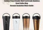 Fashion Travel Double Wall Food Grade Stainless Steel Coffee Mug Vacuum Insulation