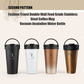 Fashion Travel Double Wall Food Grade Stainless Steel Coffee Mug Vacuum Insulation