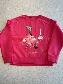 Girls Jumper / Sweatshirt -  AGE:9 - AS NEW