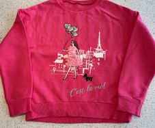 Girls Jumper / Sweatshirt -  AGE:9 - AS NEW