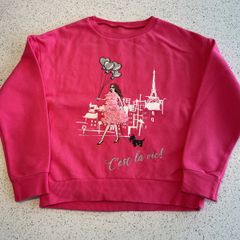 Girls Jumper / Sweatshirt -  AGE:9 - AS NEW