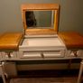 Dressing table with flip-top mirror Image 2