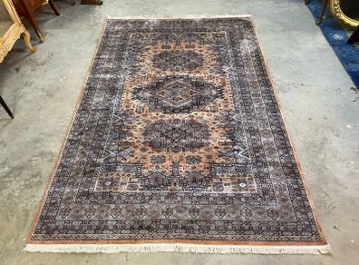 FLASH SALE ! Was 850 now 680 ! Hand Knotted Wool &  Silk Iranian Rug Signed