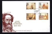 1987 Isle of Man Paintings by John Miller Nicholson 1840-1913 Commemorative Stamp First Day Cover (FDC)