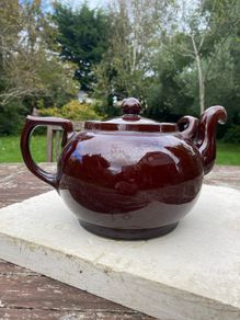 Rare 4 pintsVintage Denby stoneware teapot