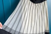 Coast cream &amp; black skirt. Size 12