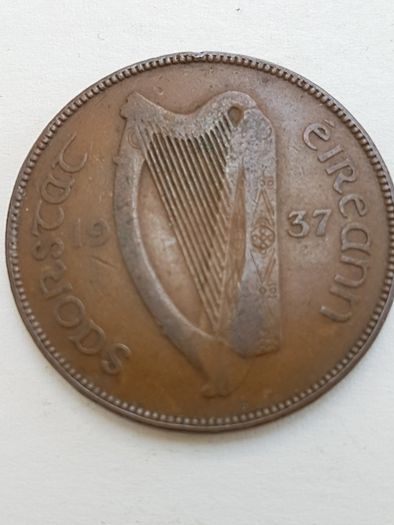 1930's 1d Pingin (Penny) Coins x 5