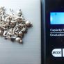 Vintage 925 Sterling Silver Charm Bracelet with Beads and Discs Image 8