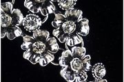 ROISINE Irish Designed Hand made Bespoke Floral  Statement Necklace.