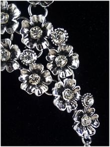 ROISINE Irish Designed Hand made Bespoke Floral  Statement Necklace.
