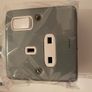 New - Legrand 1 Gang 13amp Metalclad Switched Socket With Back Box Image 2