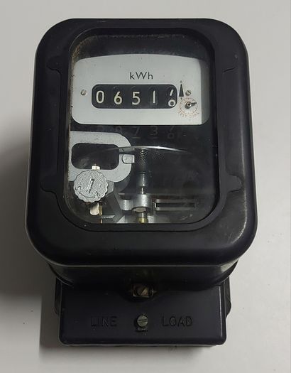 Vintage meter reader