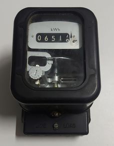 Vintage meter reader