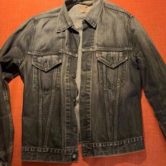 Levi's Men's Black and Grey Jacket