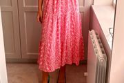 100% Cotton Wrap Midi Summer Dress