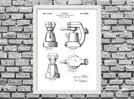 main image for ad Prints With Personality - Patent Drawing Print - Coffee Maker -  A4 Framed