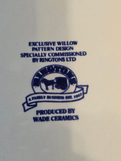 Ringtons Wade Willow Pattern Dinner Plate