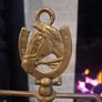 Lovely 1930s Brass Fireside Companion Horse Set Image 6