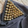 Savida Black Studded Peplum Top Image 4