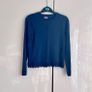 F&F Girls Cardigan 11-12Y | Navy Blue with Lace Image 2