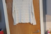 Casamia White  Lace  Style Jumper (2 Layers).   S L -16.  B.N.W.T.