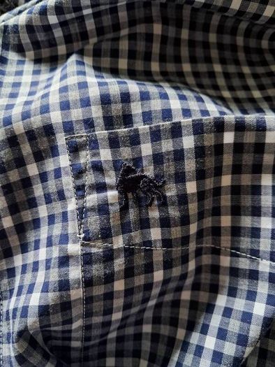 MAGEE micro-check button-down shirt