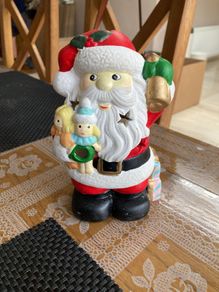 Santa candle holder