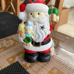 Santa candle holder