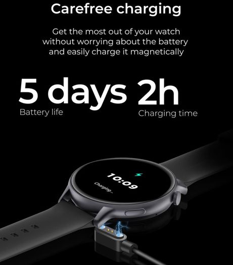 Rose Core Smart Watch Gold and Black Colour