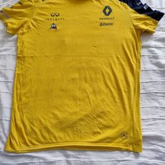 Vintage le Coq Sportif Renault Formula One Motor racing t-shirt size large in good condition Official Formula One Merchandise FREE STANDARD POSTAGE INCLUDED