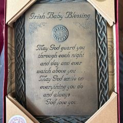 Irish Celtic Art Baby Blessing