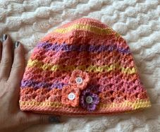 Handmade crochet hat