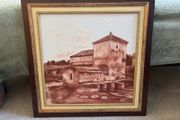 Vintage Painting of a Building/ House