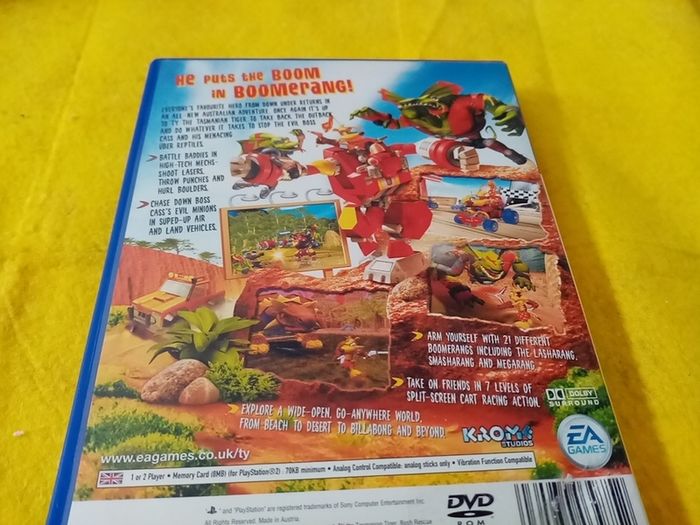 Ty 2 The Tasmanian Tiger Bush rescue PlayStation 2 Ps2 Games Original