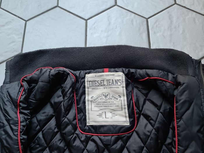 Black Diesel Jacket Size Large L