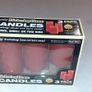 Red Battery LED Flameless Candles 3 pack Image 2