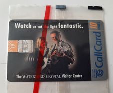 Mint Waterford crystal call card in wrapping