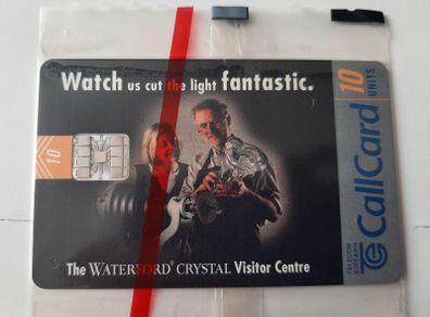 Mint Waterford crystal call card in wrapping