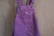Zara Girls Purple Mauve dungaree Dress